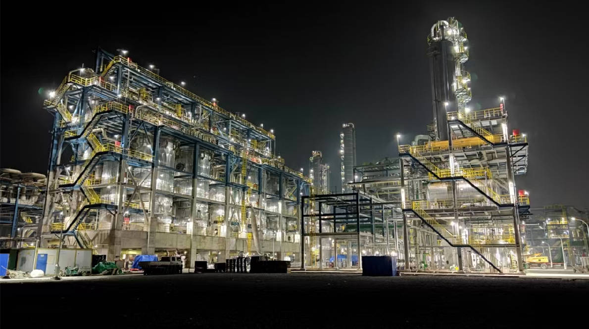Production Unit Infrastructure Night View